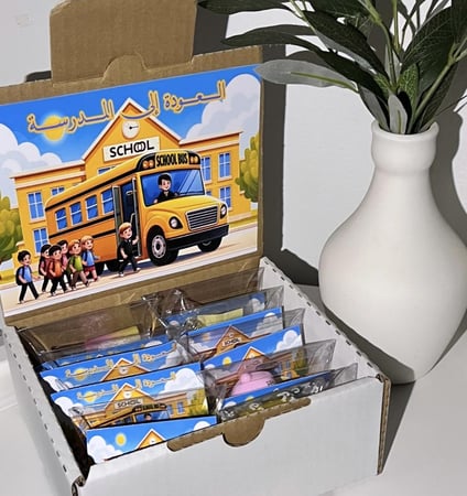 بوكس كرتوني مع ثيم تصميم حسب الطلب