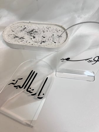 استاند اكريلك مع عباره