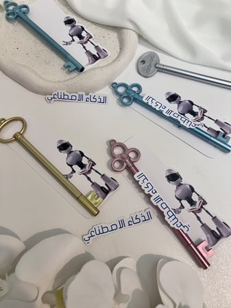 توزيعات اقلام مفتاح ثيم الذكاء الاصطناعي