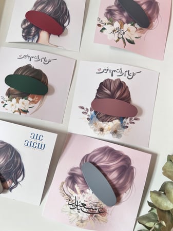 مشبك شعر مع ثيم عيد