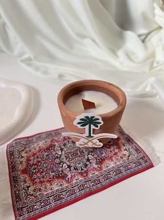 شمعه فخار ثيم يوم التأسيس