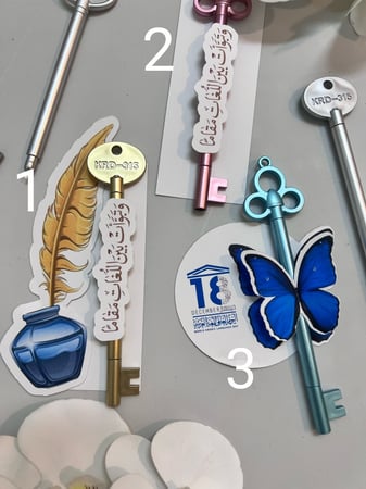 ثيم اللغة العربية مع قلم مفتاح