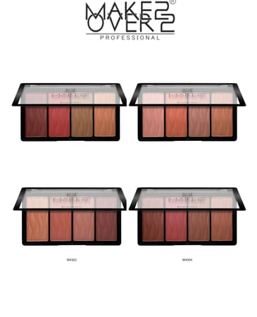 باليت بلاشر من ميك اوفر22 - درجات متعددة