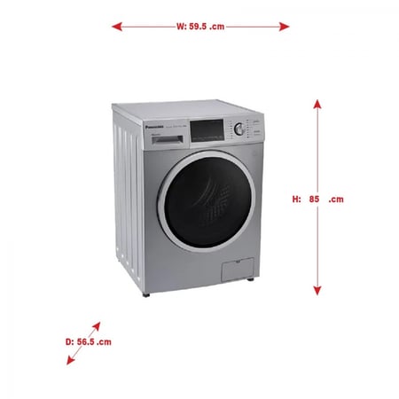 غسالة ملابس باناسونيك حرارية تجفيف 100% - Panasonic NA-S107M2LSA