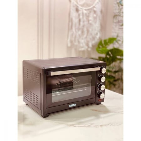 كيون فرن كهربائي 38 لتر باب زجاج 1600 واط مع الشواية KHD/8238