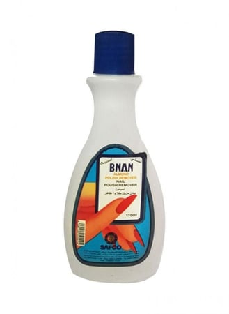 مزيل طلاء أظافر باللوز شفاف من بنان