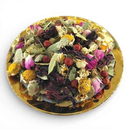 شاي الزهورات التركي