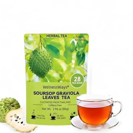 شاي أوراق القشطة الشائكة - شاي الجرافيولا