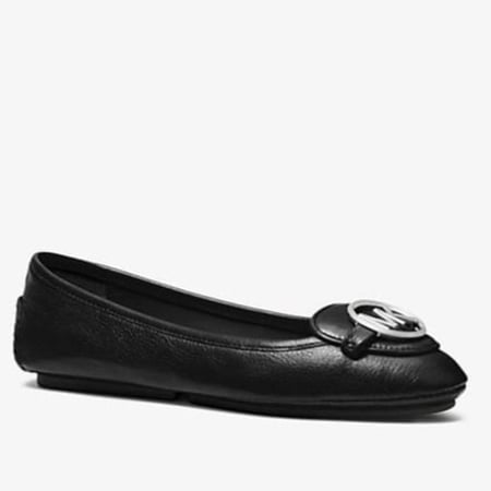 Lillie Leather Moccasin مايكل كورس اسود