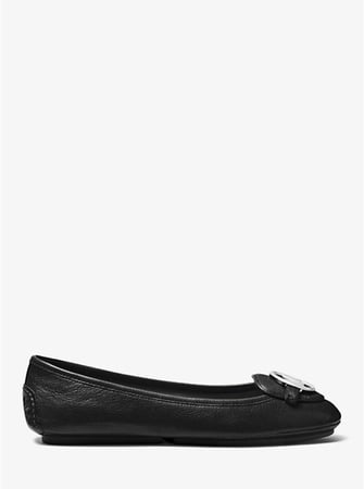 Lillie Leather Moccasin مايكل كورس اسود