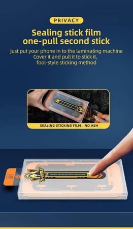 اكس وولف حماية شاشه اماميه زجاج سهلة التركيب للايفون 11 برو ماكس