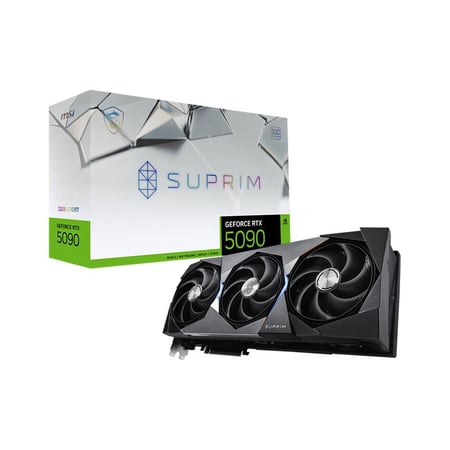 MSI RTX 5090 SUPRIM OC 32GB كرت شاشه