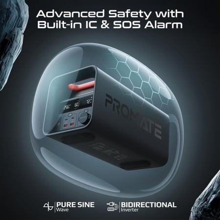 محطة طاقة محمولة من بروميت، مولد LiFePO4 بقوة 600 واط