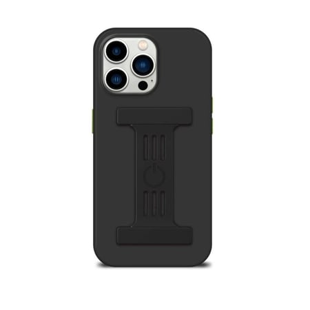 كفر جوال ايفون اسود مع مسكة مجانا goui