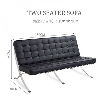 كنبة مودرن جلدية للأستراحة