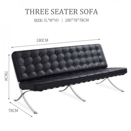 كنبة مودرن جلدية للأستراحة