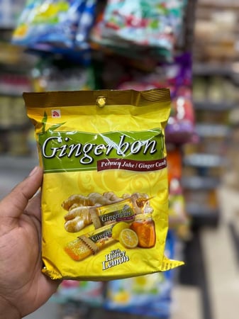 حلاوة زنجبيل بنكهة الليمون والعسل