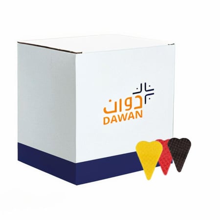 بسكويت سكري ايطالي قلب  متعدد الألوان  2.60 ج / 800حبة