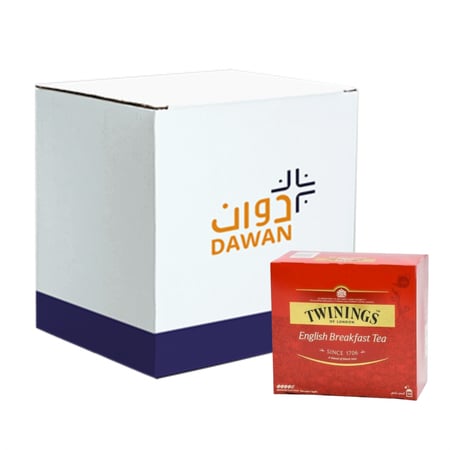 شاهي توينجز الفطور الانجليزي احمر 2ج 100 كيس/ 4 عبوات بالكرتون