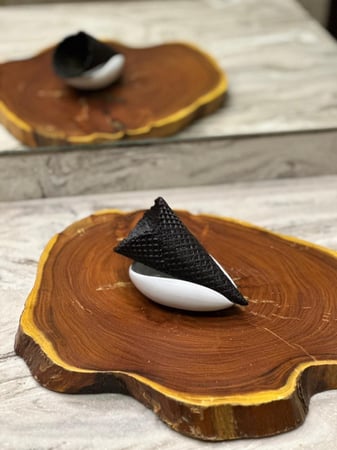 بسكوت ايس كريم ايطالي اسود فاخر جدا