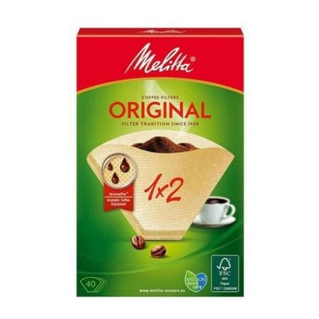 فلاتر ورق ترشيح قهوه ميليتا 1x2