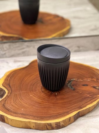 كوب هسكي حافظ الحرارة القهوة 6 اونص اسود