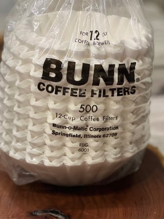 فلاتر ورقي للقهوة امريكية bunn مقاس 12