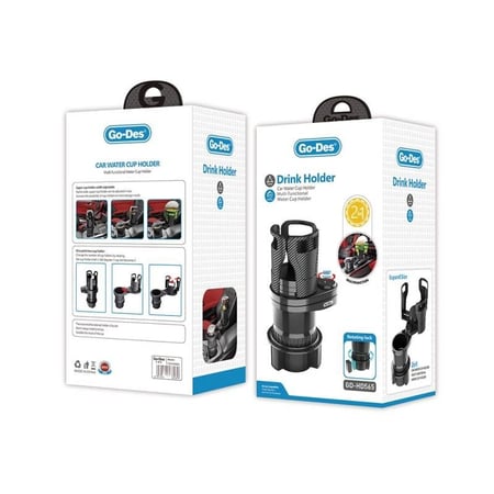 حامل أكواب ذكي طبقتان مع قاعدة تحكم مرنة Go - Des