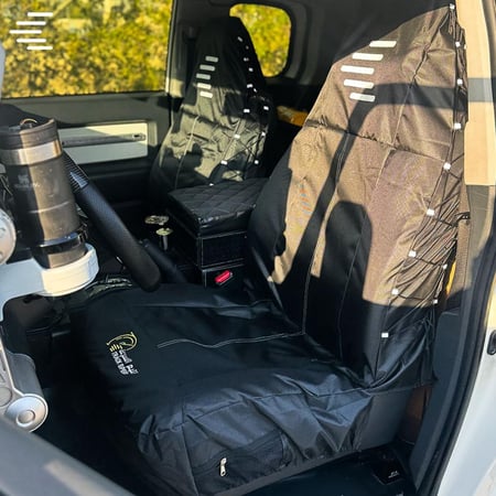 أغطية مقاعد أمامية TRACKSPEED 2in1 تخزين أغراض وحماية من السوائل والاوساخ