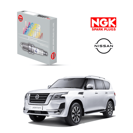 بواجي  NGK ليزر ايريديوم الأصلية لنيسان باترول Y62 2010-2023  LASER IRIDIUM