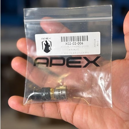 APEX High Flow Chuck رأس لي هوز سريع تدفق الهواء APEX