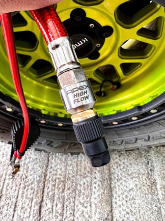 APEX High Flow Chuck رأس لي هوز سريع تدفق الهواء APEX