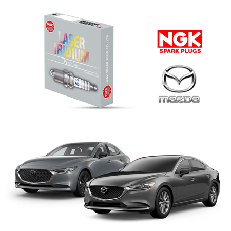 بواجي NGK ILKAR7L11 الأصلية – ليزر إيريديوم لسيارات المازدا 6&3 mazda