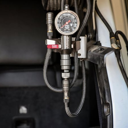 رأس لي كبس نفخ كفرات Apex High Flow Push-On Chuck | مناسب لهوز هواء 3/8 إنش