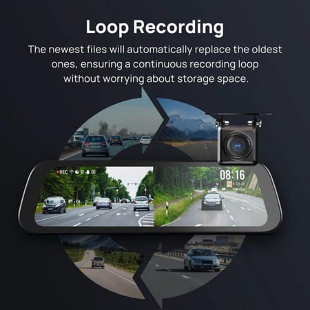 داش كام S500 كاميرا امامية وخلفية  للرؤية الليلة 70mai