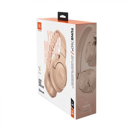 سماعه رأسيه لاسلكيه JBL TUNE 760NC بيج