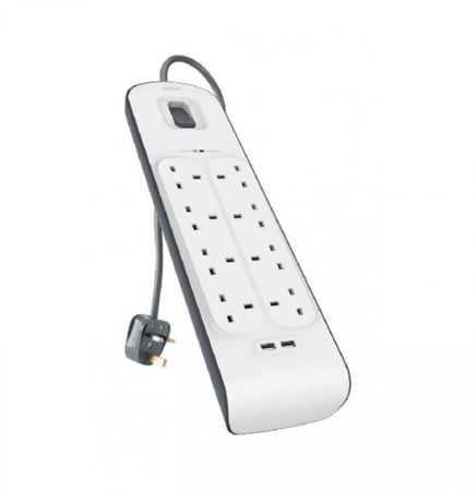 توصيله بيلكن , 8 مداخل , مدخلين USB