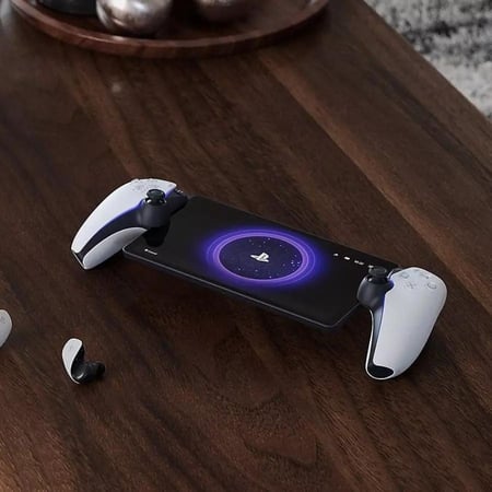 بلاي ستيشن 5 محمول بورتال عن بعد ابيض