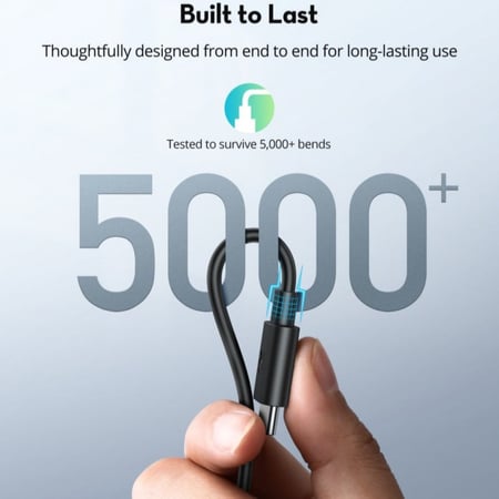 كيبل تايب سي C جلد طول متر راف باور