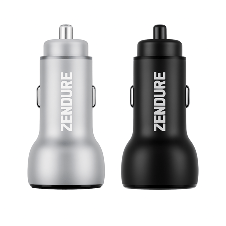 فيش سيارة 48 واط مدخلين usb.pd زندور