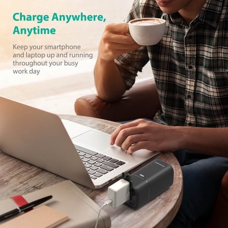 شاحن متنقل 20000 امبير 80 واط  راف باور