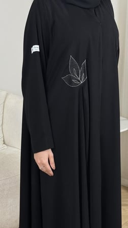 عباية ورد دبل كلوش