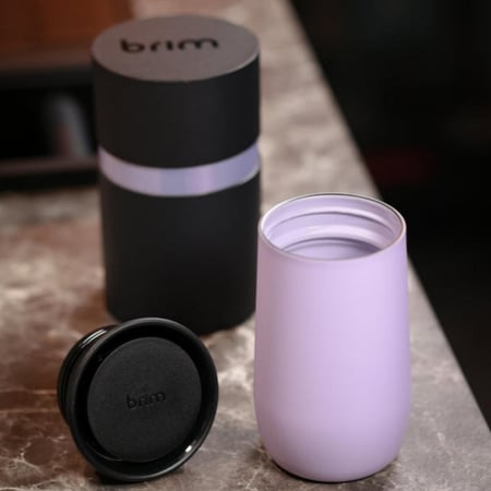 كوب بريم 10 أونص | brim Lavender, Ceramic Interior Cup