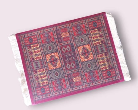 كوستر 18*27 احمر P003