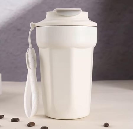مج ابيض ستيل 316 بسعة 12oz