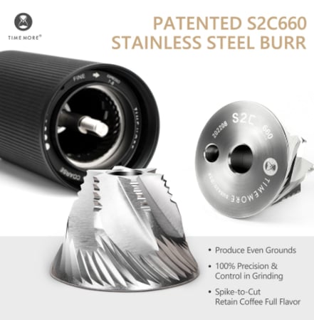 مطحنة تايمور  timemore C3S Max series اسود