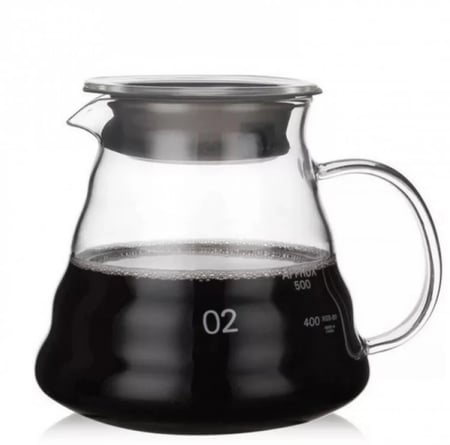 سيرفر 02 زجاجي 600مل مموج