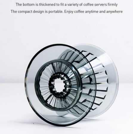 قمع تايمور 02 اسود-ادوات الباريستا-متجر ادوات البن