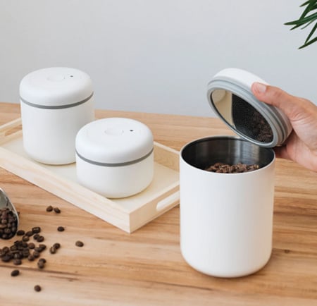 حافظة القهوة فلو 0.4 لتر ابيض