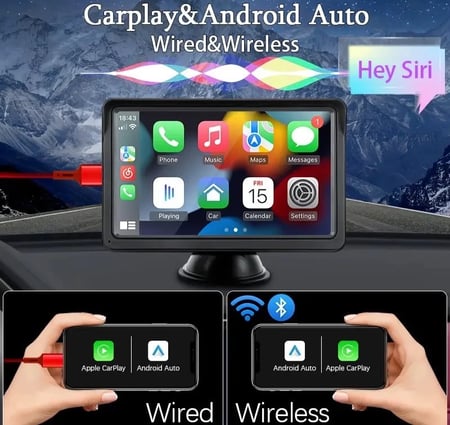 شاشة عالية الجودة HD للسيارات تعمل باللمس